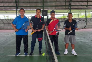 Olahraga Tenis Bersama Pengadilan Tinggi Agama Banjarmasin